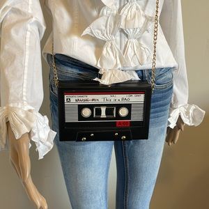 Cassette Purse with matching earrings